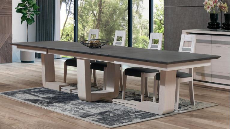 EDEN extendable dining table | From 220 to 390 cm long