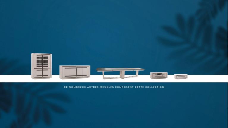 EDEN extendable dining table | From 220 to 390 cm long