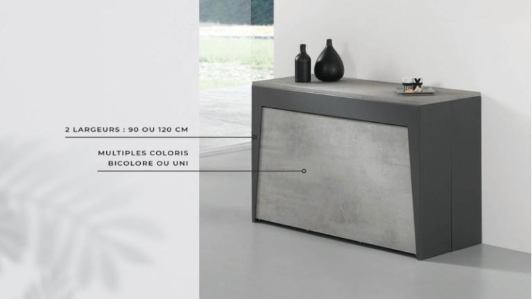 MARVEL PLUS extendable console | Table with 4 removable extensions