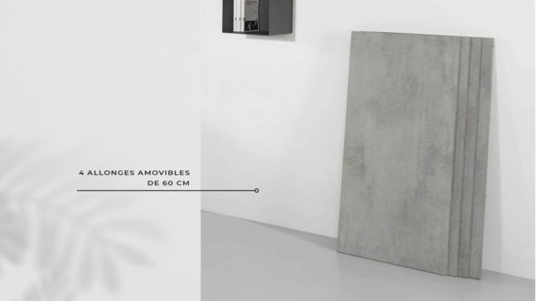 MARVEL PLUS extendable console | Table with 4 removable extensions