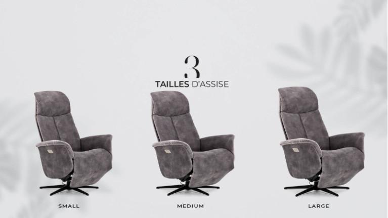 TOBIAS electric recliner - Choice of 3 sizes