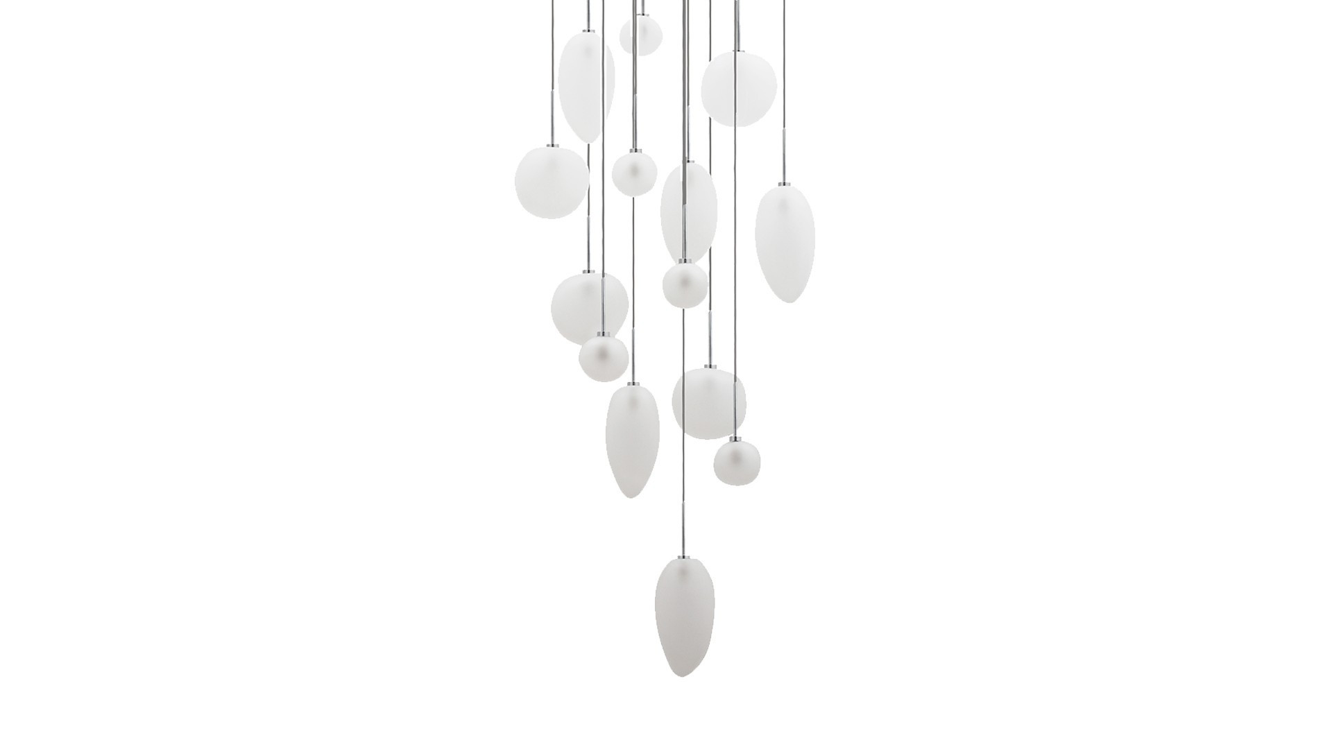 Suspension lamp VALLONS OBSCURS | A cascade of light