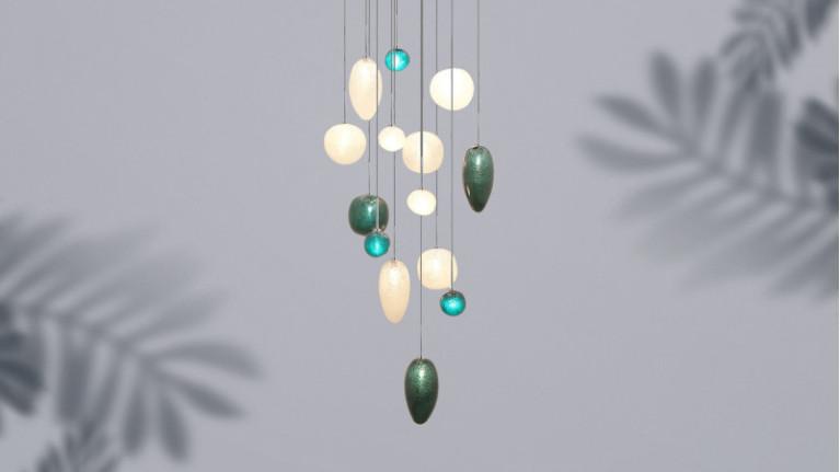 Suspension lamp VALLONS OBSCURS | A cascade of light