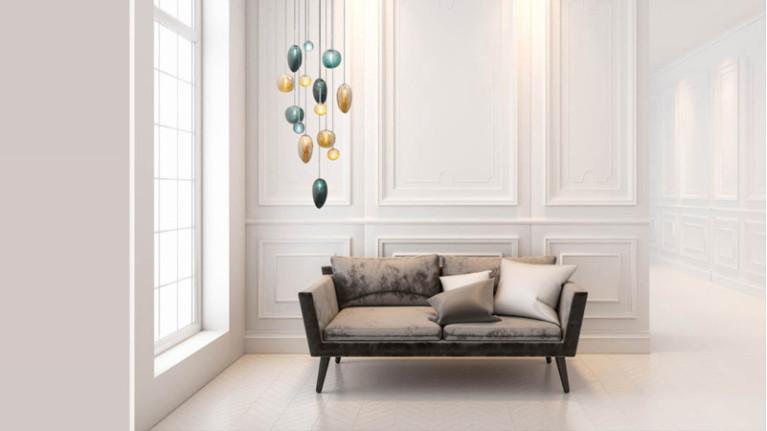 Suspension lamp VALLONS OBSCURS | A cascade of light