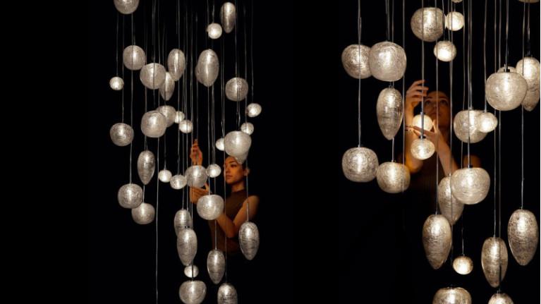 Suspension lamp VALLONS OBSCURS | A cascade of light