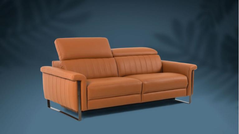 DETROIT leather sofa | Original padding and comfort formula