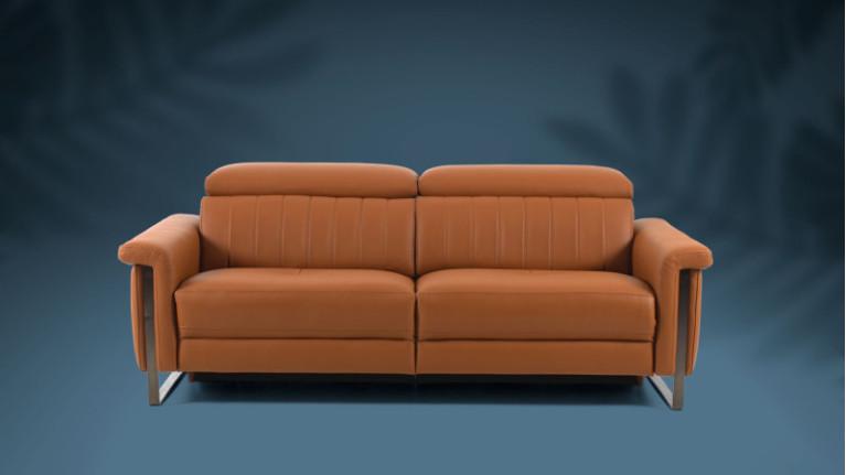 DETROIT leather sofa | Original padding and comfort formula