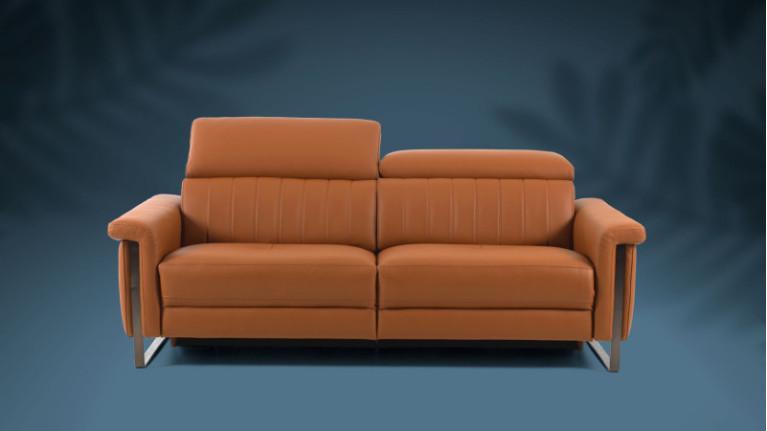 DETROIT leather sofa | Original padding and comfort formula