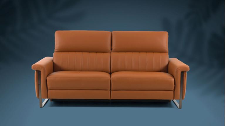 DETROIT leather sofa | Original padding and comfort formula