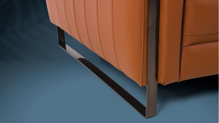 DETROIT leather sofa | Original padding and comfort formula