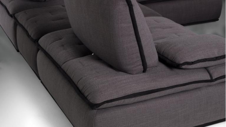 OREO | 100% modular corner sofa. Fold-down backrests