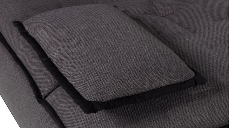 The OREO| 100% modular corner sofa. Folding backrests