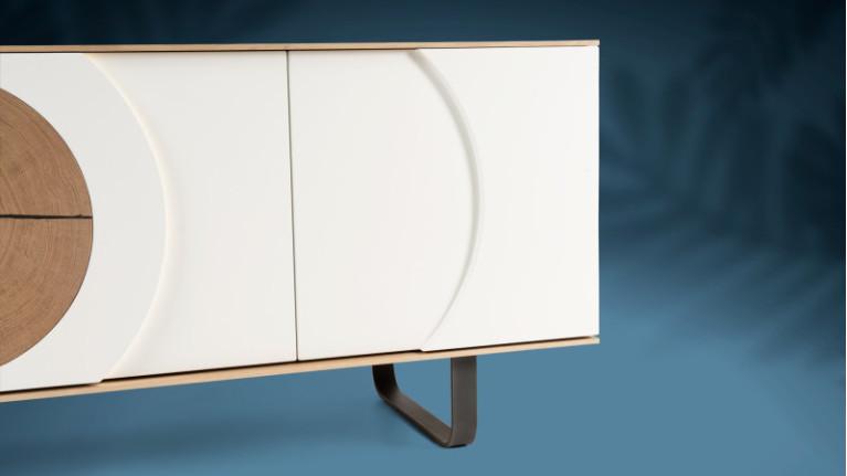 AUSTRAL I TV unit with customizable front and backlighting