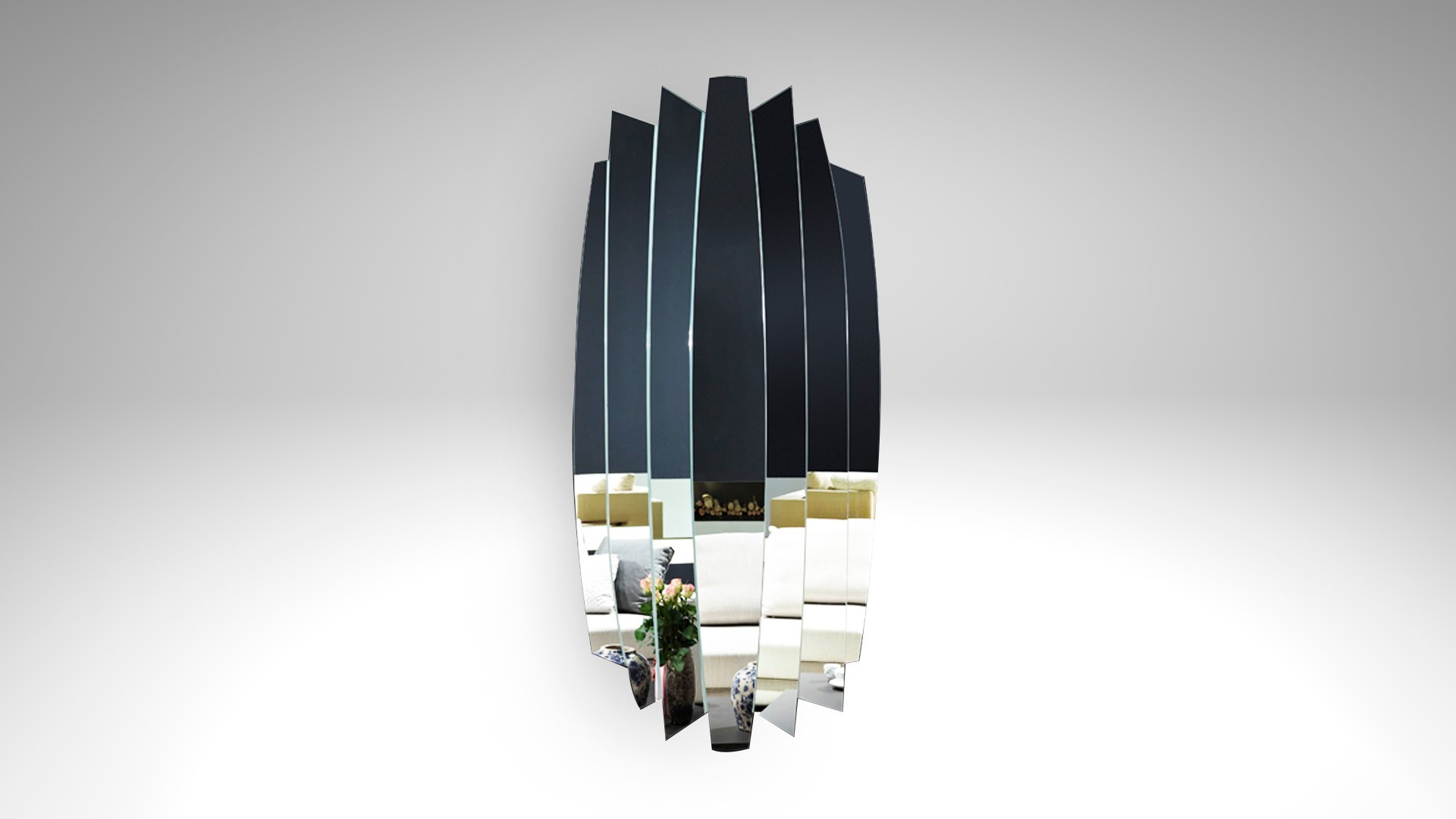 TUTTI XL mirror I Fragmented, graphic reflections