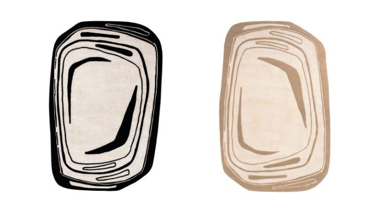 Rug FRAGMENT| Subtlety of form and line