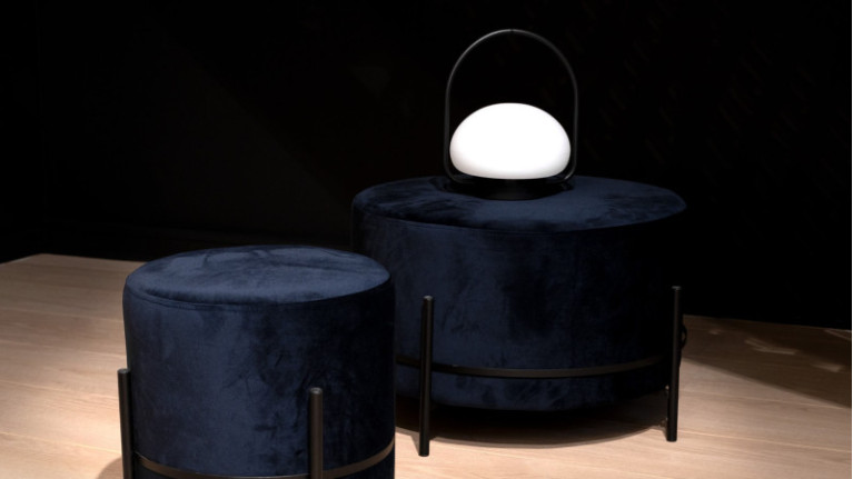 SPONGE I outdoor/indoor lamp. Battery-powered. Adjustable intensity