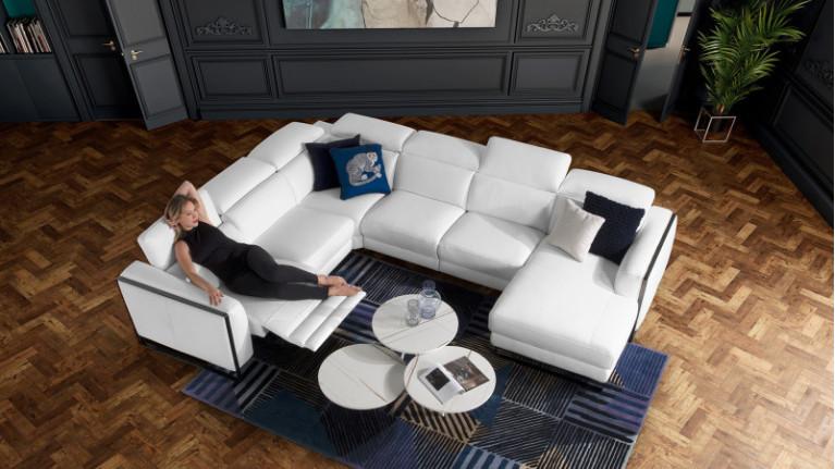 BRADLEY| Electric corner recliner sofa Infinitely configurable
