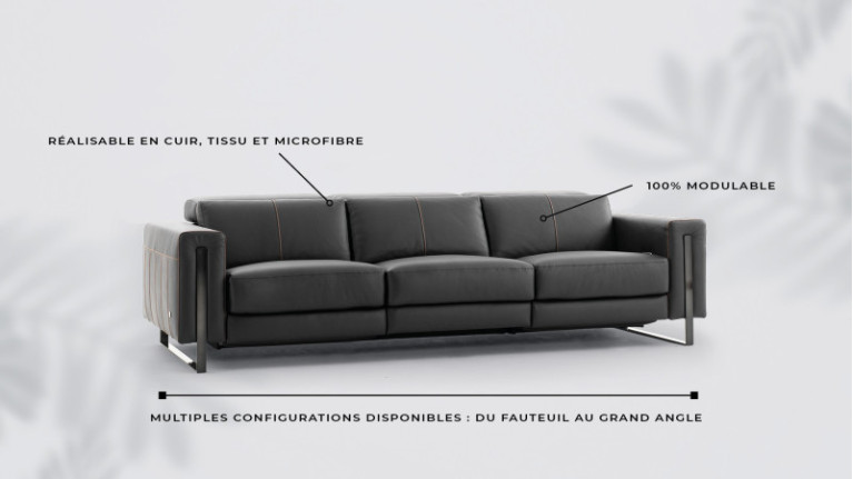 Infinity B sofa | Multiple dimensions and configurations