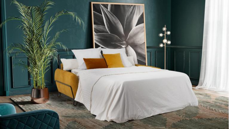 Sofa bed ALASKA I With customizable mattress and box spring