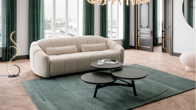 DISKO coffee table | Space-saving and convivial