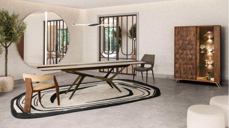 Rug FRAGMENT| Subtlety of form and line