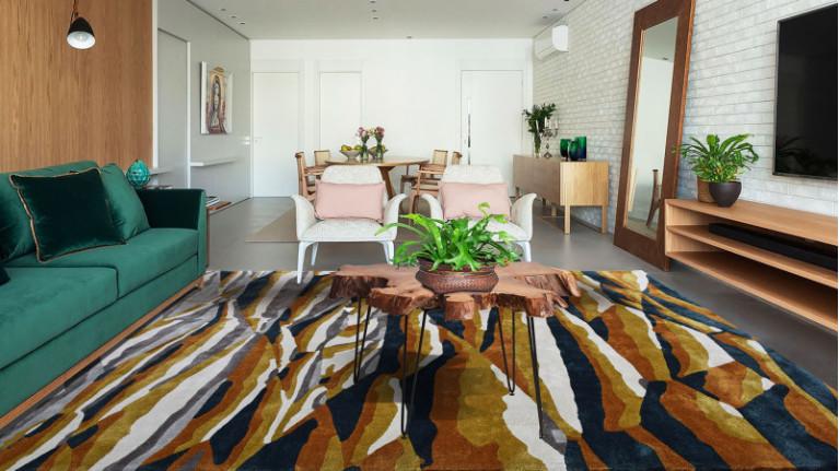 Multicolored and contemporary. 2 shades and 3 sizes