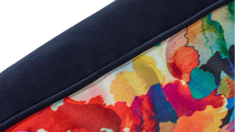 Large velvet cushion LA PASTORALE I Designed by Amélie Choquet