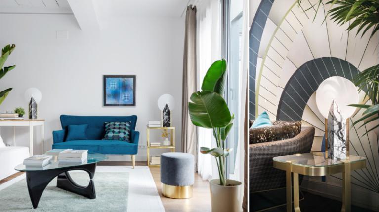 MOON I lamp Special 25th anniversary edition with marble decor