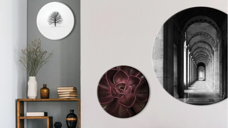 Round board ACHITECTURE 5 I High-quality UV print