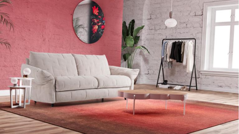 Sofa bed ELYSEE I Soft comfort, 100% configurable model