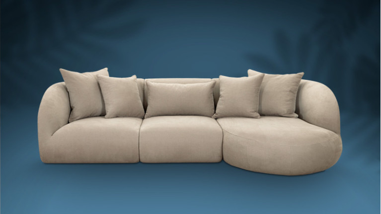 RIVA corner sofa | Wrap-around curves and generous comfort
