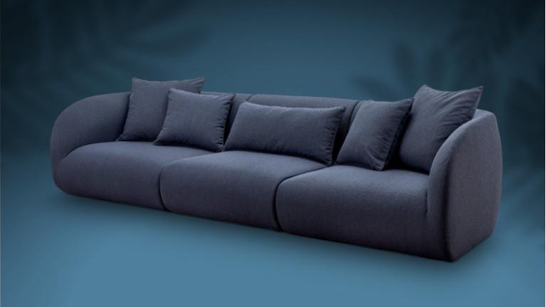 RIVA modular rounded corner sofa | Wrap-around curves