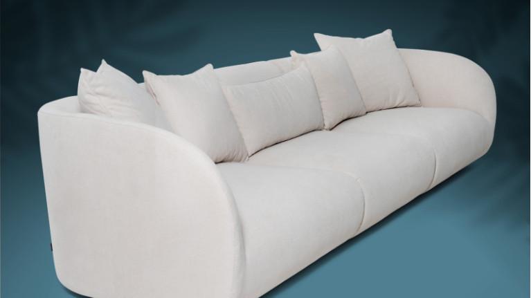 RIVA modular rounded corner sofa | Wrap-around curves