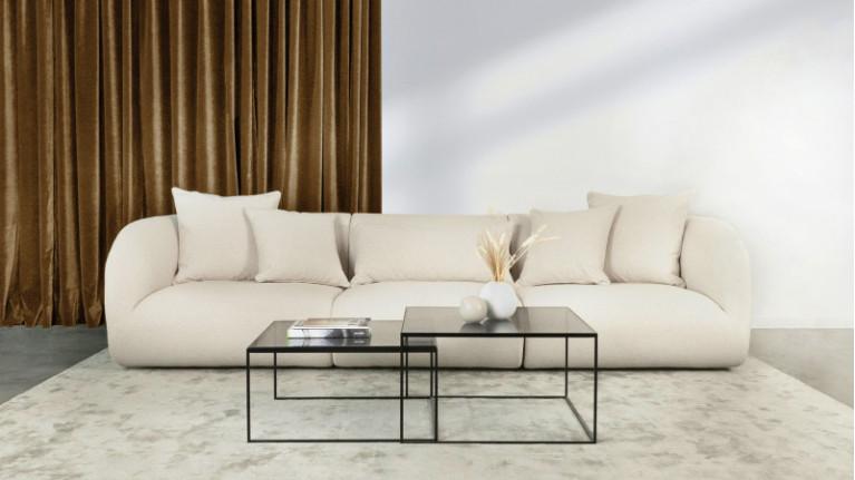 RIVA modular rounded corner sofa | Wrap-around curves