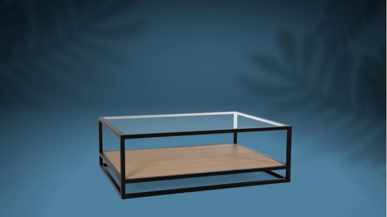 Rectangular coffee table PRATO | Glass, wood or ceramic