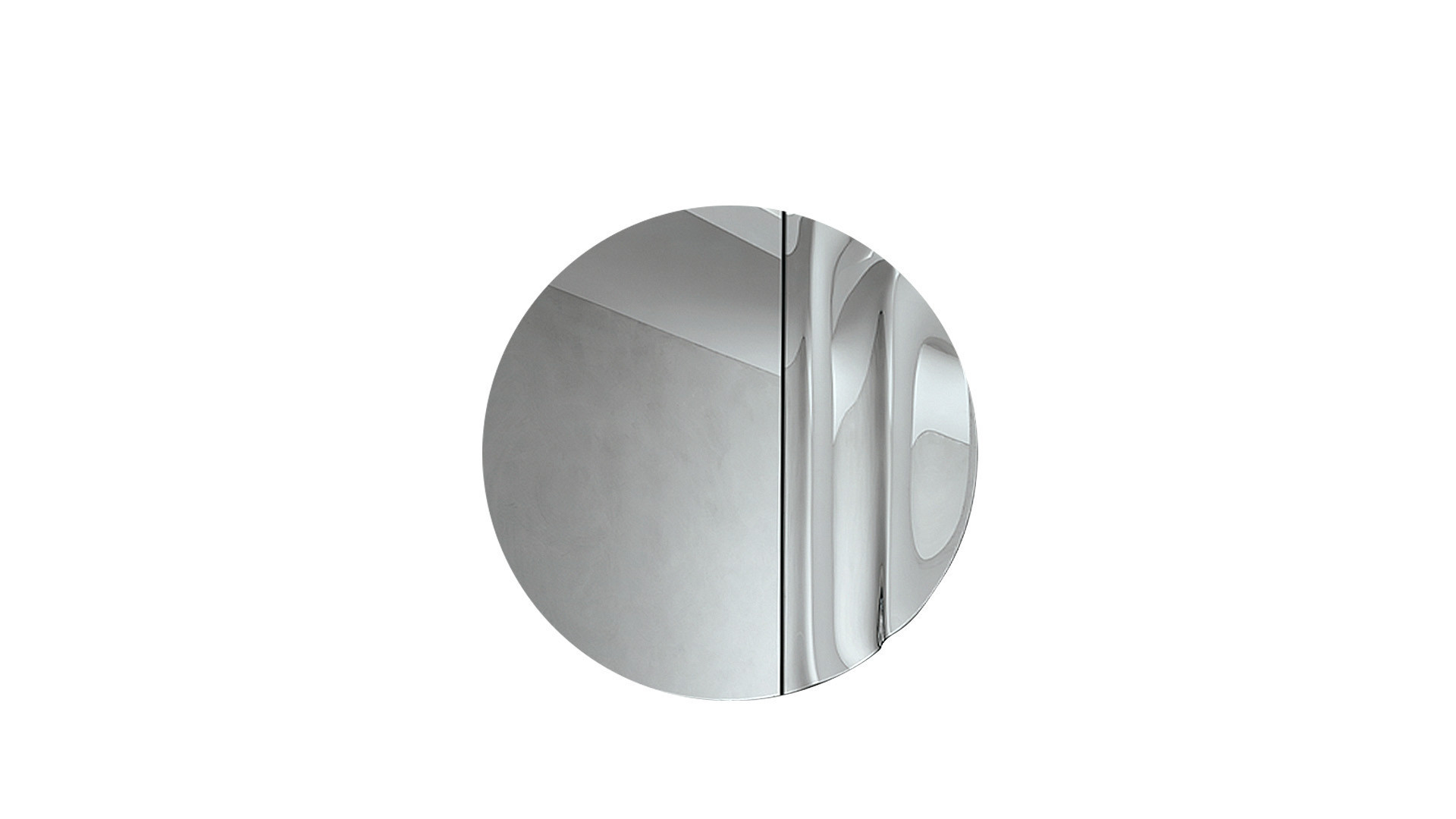 Round textured mirror SETH