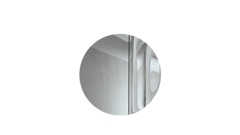 Round textured mirror SETH