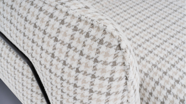 Sofa DOLCE VITA | With the softness of Italian houndstooth fabric