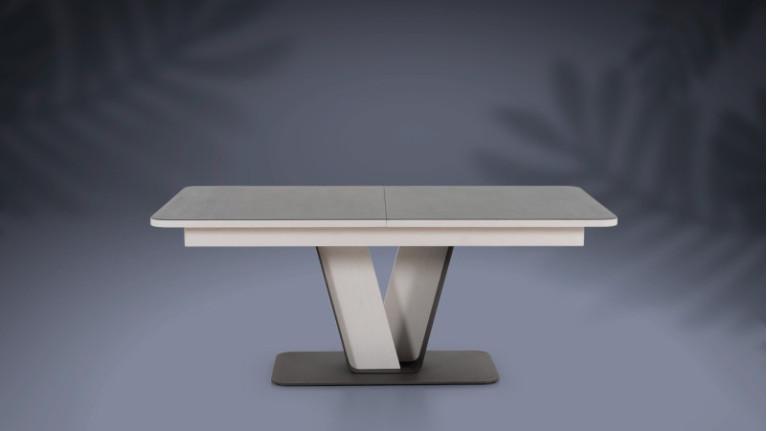 COTTAGE extendable dining table | Traditional whitened and natural furniture