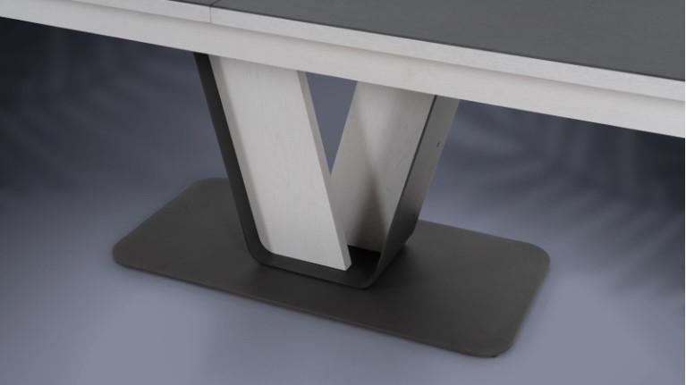 COTTAGE extendable dining table | Traditional whitened and natural furniture