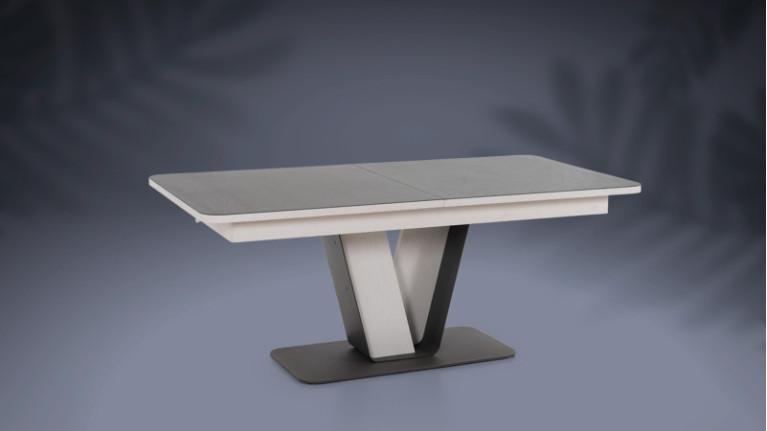 COTTAGE extendable dining table | Traditional whitened and natural furniture