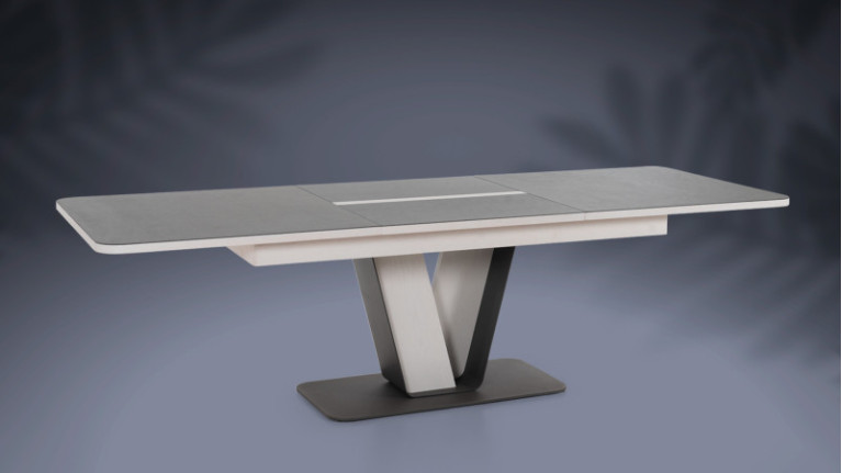 Table repas extensible COTTAGE bois et céramique
