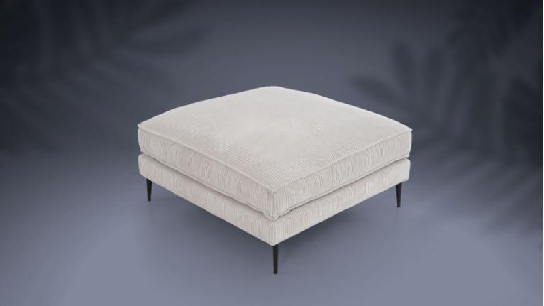 CHIANTI armchair | Armchair in cream corduroy fabric