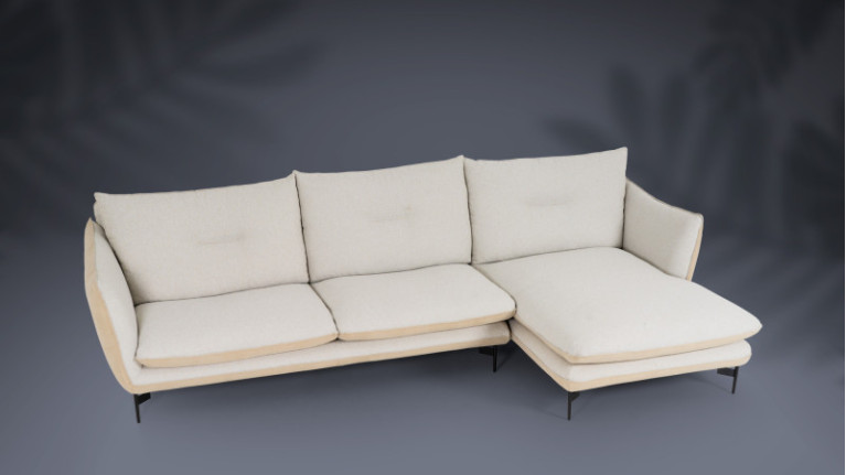 FLUFFY corner sofa | Feather comfort, compact design