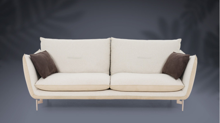 FLUFFY corner sofa | Feather comfort, compact design