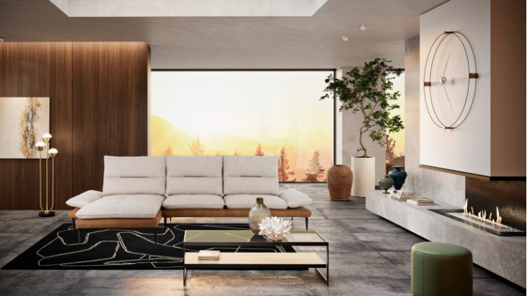 VALENTINO corner sofa | The refinement of Italian design