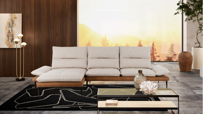 VALENTINO corner sofa | The refinement of Italian design