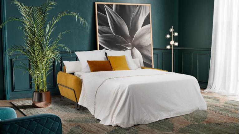 Sofa bed ALASKA I With customizable mattress and box spring