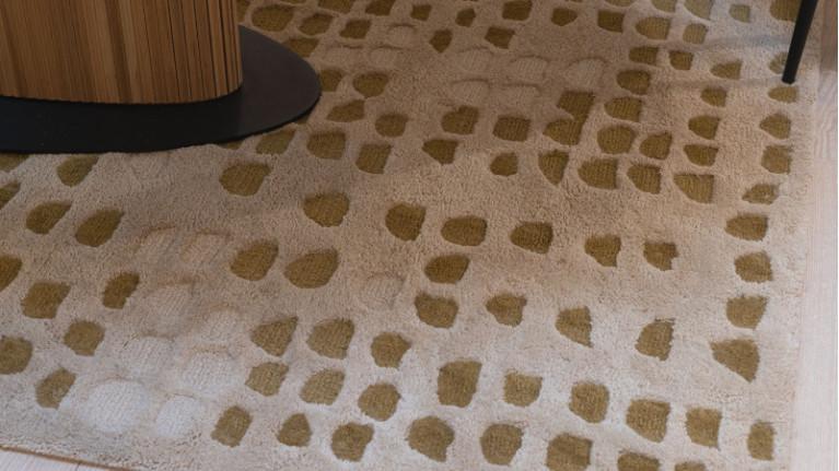 Rectangular rug GALET | Ethnic simplicity