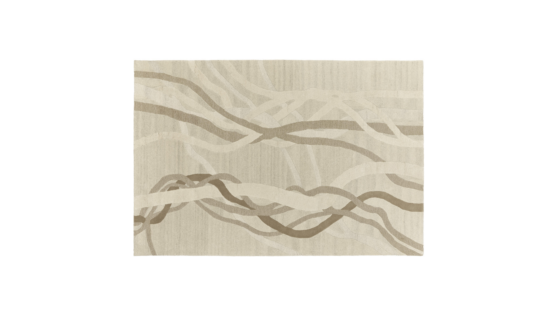 Tapis rectangulaire LIANES | Subtiles variations de couleurs